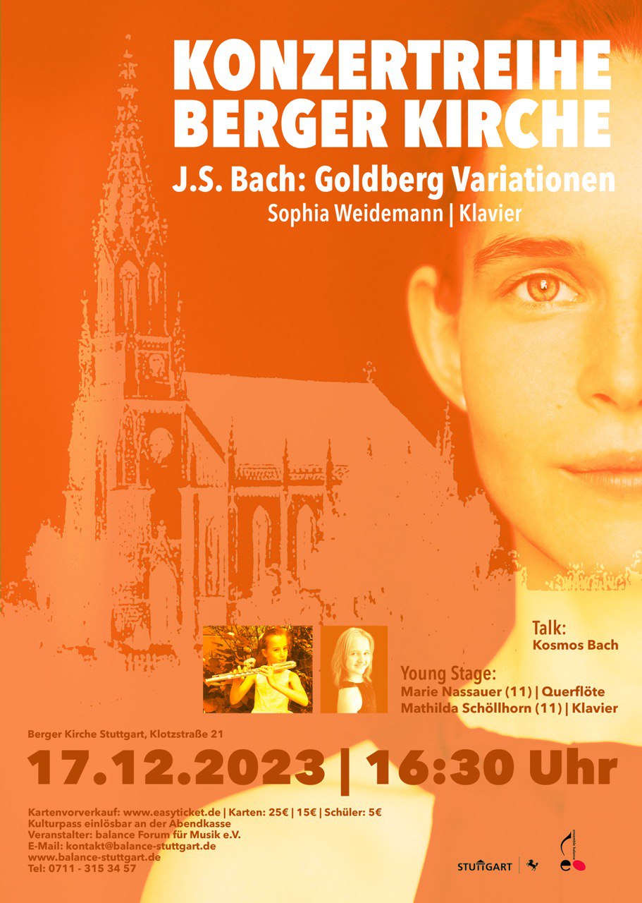 J.S. Bach Goldberg Variationen 17.12.2023