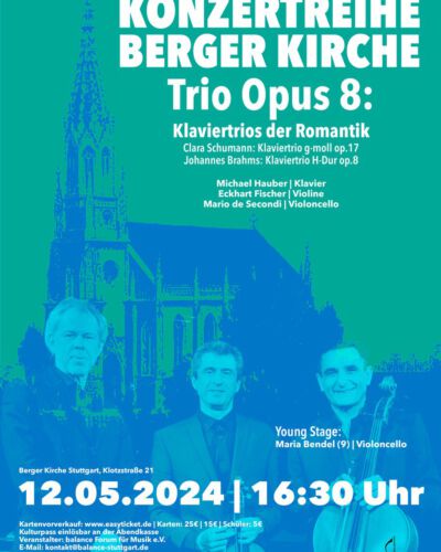 Trio Opus 8: Klaviertrios der Romantik